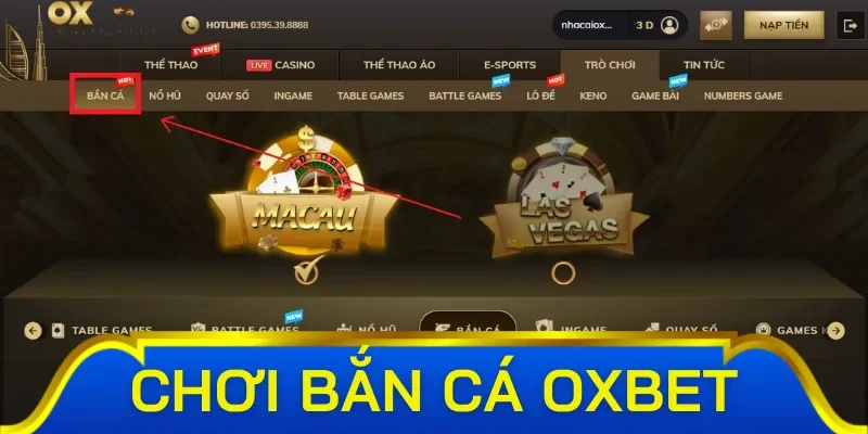 Mẹo chơi bắn cá đổi thưởng từ cao thủ tại Oxbet