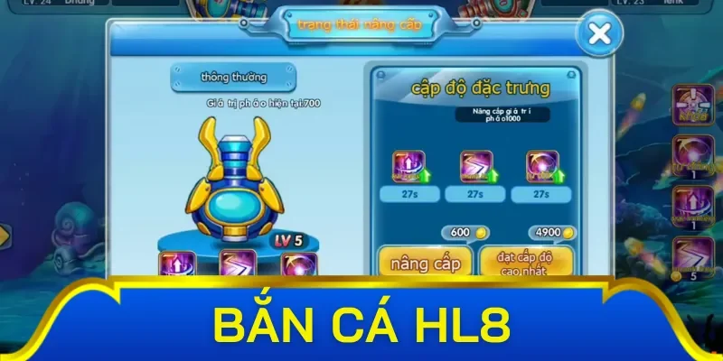 Thông tin chi tiết về Vương Quốc Bắn Cá HL8