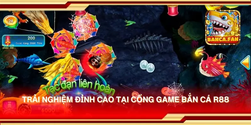 Trải nghiệm đỉnh cao tại cổng game bắn cá r88
