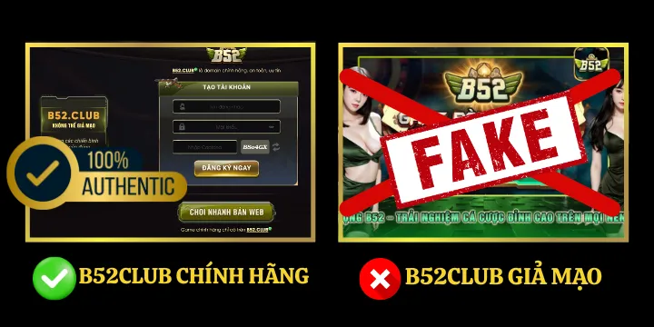 Các yếu tố giúp phân biệt B52 chính hãng và giả mạo